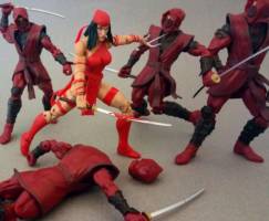 Elektra and Daredevil (Marvel Legends) Custom Action Figure