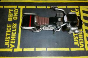 Justice Dept BIKE BAY based on Chris Weston Artwork. (Judge Dredd) Custom Diorama / Playset