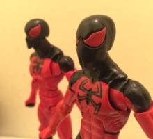 Kaine Scarlet Spider-Man (Marvel Legends) Custom Action Figure [Old vs new custom]