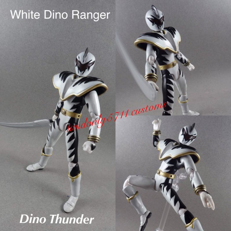 white dino ranger figure