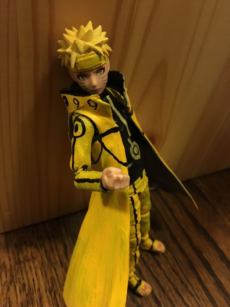 Naruto nine tails chakra mode 2 (Naruto) Custom Action Figure