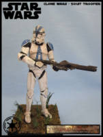 501st Clone Trooper (Star Wars Clone Wars) Custom Diorama / Playset