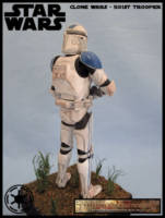 501st Clone Trooper (Star Wars Clone Wars) Custom Diorama / Playset
