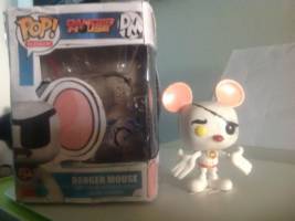 Funko POP! Danger Mouse (Danger Mouse) Custom Statue / Bust [Danger Muse with his Custom Box]