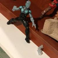 Iceman { Black Costume / Containment Suit } (Marvel Legends) Custom Action Figure