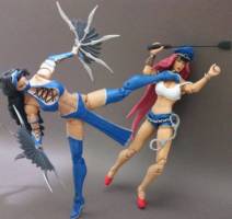 Kitana Vs. Poison (Mortal Kombat) Custom Action Figure