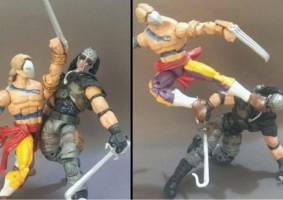Kabal Vs. Vega (Mortal Kombat) Custom Action Figure