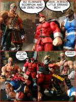 Kano-Gat, The Bipolar Mortal Fighter (Street Fighter) Custom Action Figure