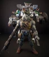 Robot Bebop and Rocksteady (Teenage Mutant Ninja Turtles) Custom Action Figure