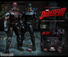 Netflix Daredevil (Red Suit) (Marvel Universe) Custom Action Figure