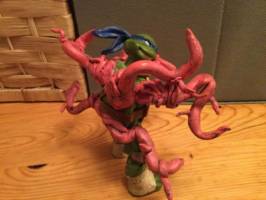 Kraang Infected Leonardo (Teenage Mutant Ninja Turtles) Custom Action Figure