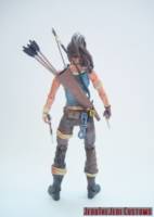 Lara Croft (Tomb Raider 2013) (Tomb Raider) Custom Action Figure [Lara Croft Tomb Raider 2013 custom figure back]