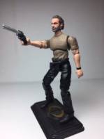 3.75" TWD Rick Grimes (G.I. Joe) Custom Action Figure