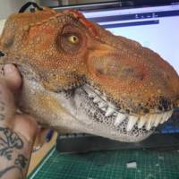 T-Rex Bust (Jurassic Park) Custom Statue / Bust