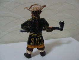 Dwarf Warrior with Warhammer No.II (Hobbit) Custom Miniature / Figurine [Back]