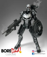 Punisher / Captain America / Ironman Mashup (Marvel Legends) Custom Action Figure
