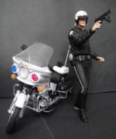 T 1000 with his motorcycle (Terminator) Custom Diorama / Playset