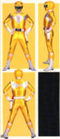Yellow Ranger (Power Rangers) Custom Action Figure