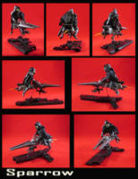 Destiny Hunter and Sparrow (Halo) Custom Action Figure