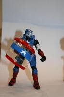 Halo 3 Captain America  armor (Halo) Custom Action Figure