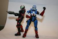 Halo 3 Captain America  armor (Halo) Custom Action Figure