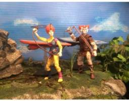 Willikit and Willycat (Marvel Legends) Custom Action Figure [Willikit and cat]