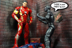 Symbiote Spider-Man (Homecoming movie concept series/ Marvel legends) (Spider-Man - Movie) Custom Action Figure