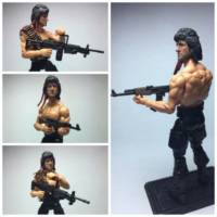 Rambo 3.75" scale (G.I. Joe) Custom Action Figure