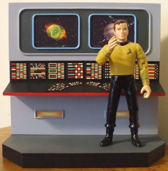 Star Trek Bridge Themed Gifts, Star Trek TV Show Gifts, Star Trek  Memorabilia, Star Trek Show Gifts, Diorama, Diorama Art, Unique Wall Art 