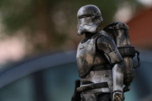 BS First Order Flame Trooper (Battle Damage) (Star Wars) Custom Action Figure