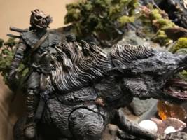Durlolk the scout and Warg mount (Lord of the Rings) Custom Action Figure