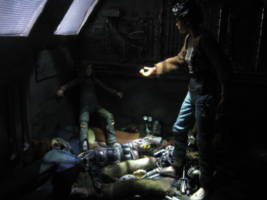 Newt scenes (Aliens) Custom Diorama / Playset