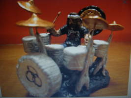 The Gods Of Rock (Miniatures Set) (Rock Stars) Custom Miniature / Figurine [JHB Drum solo]