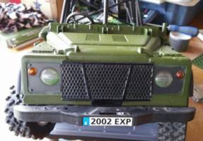 Land Rover WOLF XD WMIK 1/12 scale (Modern Warfare) Custom Vehicle [New WMIK Grill]