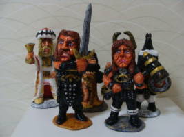 The Cimmerian Barbarian Figurine Set B(Cutie Style) (Conan) Custom Miniature / Figurine