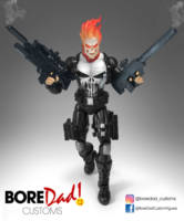 The Ghost of Punishment (Ghost Rider/Punisher Mash-up) (Marvel Legends) Custom Action Figure