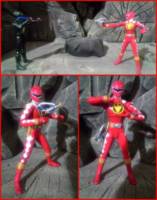 S.H.Figuarts Aba Red (Power Rangers) Custom Diorama / Playset [VS Barmian Soldier!]