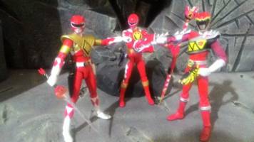 S.H.Figuarts Aba Red (Power Rangers) Custom Diorama / Playset [Tyrannoranger, Aba Red & Kyoryu Red!]