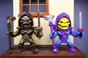 Custom Bronze Skeletor (The Loyal Subjects vinyl figure) (Masters of the Universe) Custom Action Figure