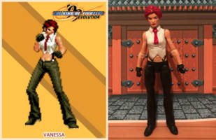 vanessa (King of Fighters) Custom Action Figure