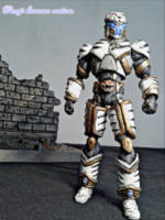 Satria harimau Torga ice mode (S.H. Figuarts) Custom Action Figure
