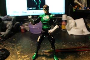 Battle Damage Green Lantern Hal Jordan (DC Universe) Custom Action Figure