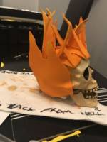Ghost Rider Skull (Ghost Rider) Custom Statue / Bust