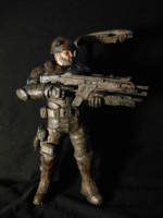 Dystopian one man band mercenary (Cyborgs) Custom Action Figure