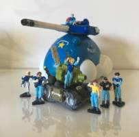 Tank Police Diorama (Anime) Custom Diorama / Playset