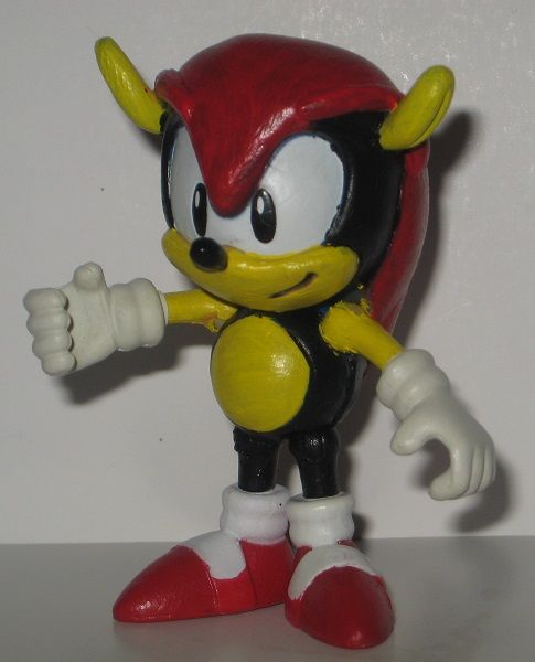 Custom Modern Mighty the Armadillo Figure 