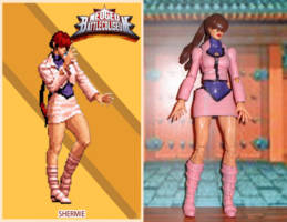 Shermie (SNK) Custom Action Figure