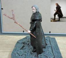 Dark Costume Jedi Master Luke Skywalker V.2 (The Last Jedi) (Star Wars) Custom Action Figure