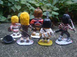 The Cimmerian Barbarian Cuties Figurine Set D,The Young and The Painted(Cutie style,Figurne Set) (Conan) Custom Miniature / Figurine
