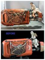 Rey With Jakku Speeder (Star Wars) Custom Vehicle